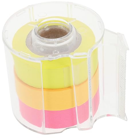 Hohopeti Blocs-notes Adhésifs Rouleau Multifonction Compact 3 Rouleaux Autocollants Repositionnables Pour Maison Bureau Fournitures De Bureau