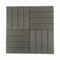 Panana 30 Packs Composite Decking Tiles, Plastic Decking Boards, Interlocking Flooring Tiles Indoor Outdoor Garden Patio Squares, 30 x 30cm Grey