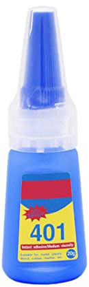 MOUNTTU Colla Super Glue Liquid 401 Multiuso Trasparente Asciugatura istantanea per incollare Materiali porosi Legno Carta Pelle Tessuto Colla liquida Colla per Legno Colla per Tessuti Super Colla