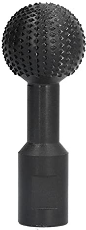 Fraise sphérique 5/8 11 pouces en acier au carbone, accessoire pour le travail du bois, pour le polissage, la gravure, le meulage d'angle pour un meulage efficace du bois, un