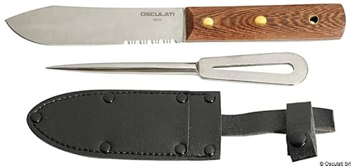 OSCULATI - Juego de cuchillo inoxidable + punzón - 10.285.20 -