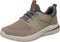Skechers Men's Delson 3.0 Cicada Sneaker, Taupe Knitted Mesh W Synthetic, 13 UK