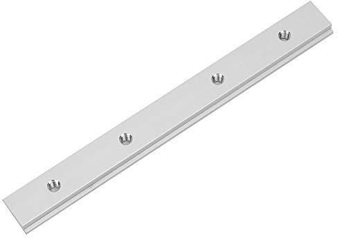 Barra de inglete, barra deslizante, sierra de mesa, barra de calibre, ranura en T, riel de inglete, ranura para accesorio de tornillo en T, aleación de aluminio de(200mm M6)