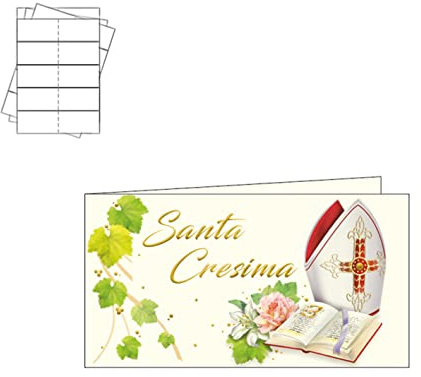 ARKRAFT Lot de 20 cartes de confirmation sacrée, pour confirmation, garçons et filles, pour confirmation, SC2