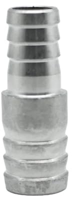 HBGNZU Conector Recto Reductor de púas for Manguera, Accesorio de tubería de Acero Inoxidable 304 for Agua, Aire, Combustible y Aceite, 1 Unidad(21mm-21mm)