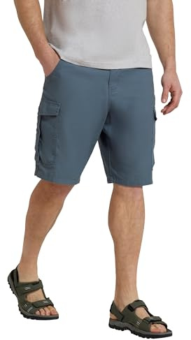 Mountain Warehouse Lakeside Mens Cotton Cargo Shorts Blue W48