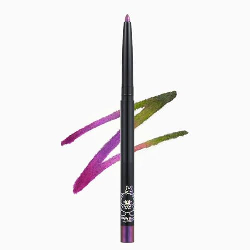 Eyeliner Stift Lila, Metallic Glitzer Kajalstift, Wasserfest & Wischfest Eyelinerstift, Multichrome Lidschatten Stift, Langlebig Sparkling Eyeshadow Stick, Hochpigmentiert Kajalstifte, Augen Make Up