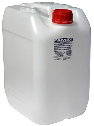 Acan Garrafa Apta para Uso alimentario 10 L. Bidón,Tangue Agua, Jarra plástico alimentario, Ideal para Bebidas, Aguas, liquitos etc