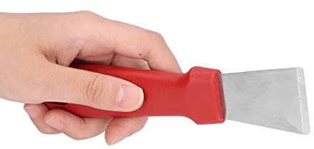 Outil de grattoir, 10 pièces couteau à mastic robuste en acier inoxydable durable conception ergonomique poignée antidérapante large application grattoir de banc