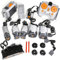 ASTEM 18pcs Juego de Funciones de Potencia Compatible con Technic Parts. Incluye Tren Motor Servo Motor XL/L Motor Control de Velocidad Mando a Distancia para Moc EV3.