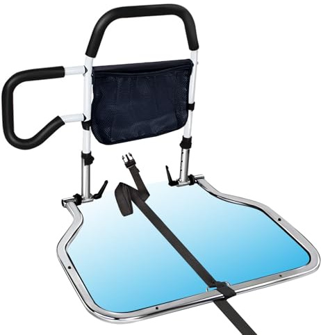 HuaQue Barrières de lit pour la sécurité des Personnes âgées, barrières de Protection de lit Pliables pour lit réglable, Barre d’Assistance de lit Non vacillante pour Les Personnes âgées