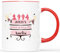 𝗖𝗔𝗗𝗘𝗔𝗨 𝗣𝗟𝗨𝗦 Mug Personnalisé Numéro et Prénom - Mug Joyeux Anniversaire - Mug Cadeau d'Anniversaire, Tasse Âge Personnalisé, Mug Fête Anniversaire, Tasse Célébration, Tasse Nouvel Âge