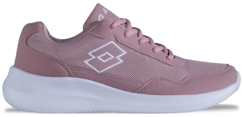 Lotto Connect - Sneaker Unisex, Taglia 42 EU, Dk Rose White, 42 EU