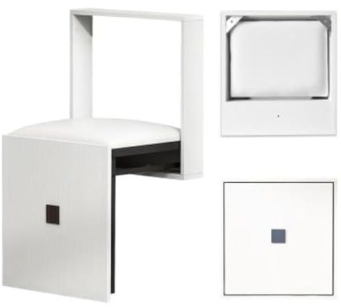 Taburete para Cambiar Zapatos en la Entrada, Silla de Ducha Plegable de Pared, Asiento de baño Plegable, Taburete Plegable de Madera Maciza, Banco Invisible para Zapatos para baño y Sala de