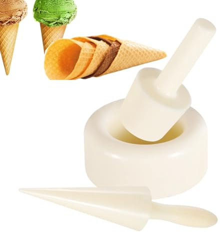 Stampi per gelato – Croccante cono rullo shaper | Cucina dolci fatti in casa con impugnatura comoda per pausa tè, feste, cottura a casa