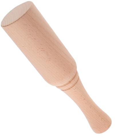 VILLCASE Maillet Bois Compact Multi-usage pour Sculpture Cuir et Menuiserie Marteau Ciseau Bois Robuste à Prise Sûre pour Travaux Manuels et Bricolage