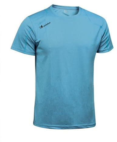 Camiseta Técnica Hombre Deporte Manga Corta Mesh | Ropa Deportiva Verano Transpirable Secado Rápido | Ideal para Gimnasio, Entrenamiento, Casual y Fitness