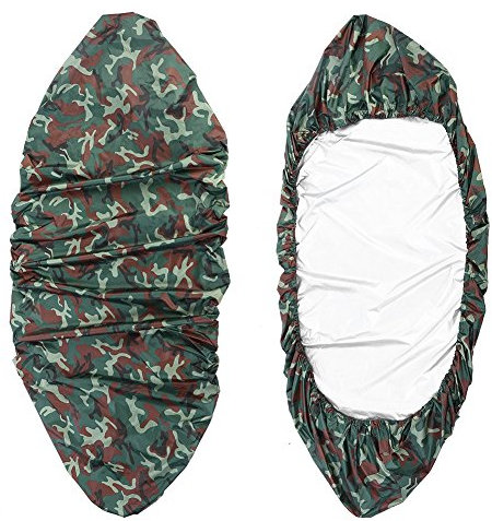 Kajak-Abdeckung, ultraviolett, wasserdicht, für Sonnenschutz, 3,5 m, Ersatz für Kajak-Schiffskanone von 2,6 - (Militärgrün)