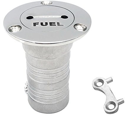 Gazechimp Wassertank Tankstutzen Boot Einfüllstutzen Tankeinfüllstutzen Tankverschluss Ø 38 mm - Für 38mm Kraftstofftank