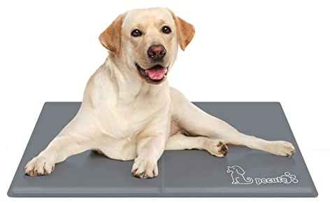 Pecute Alfombra Refrescante para Perro Actualización Engrosada 0.4mm 300D Oxford Alfombrilla de Refrigeración Automática para Animales de Compañía