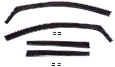 SCOUTT | GP Windabweiser Regenabweiser Passend Für Tucson TL, TLE 2015-2020, Schwarz, Getönt, Set 4-Teilig, Aerodynamisch