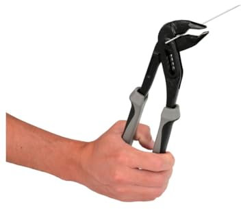 WOLFPACK LINEA PROFESIONAL Tenazas Apertura Multiple Con Corte 250 mm. Pico De Loro, Alicates Extensibles, Tenazas Fontanero, Tenazas Multiusos