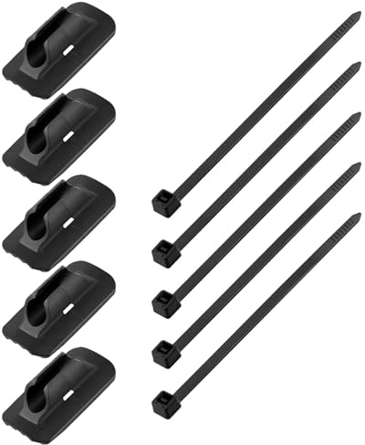 SOUTHJIELING 5pcs Biciclette Cavo Freno Linea Base Fissa con Tie Bike Cavo Base Guida Biciclette Strada Telaio Cavo Parti Fisse