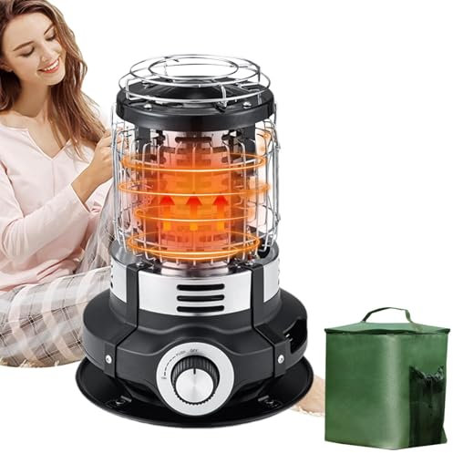 Pruojhw Riscaldamento a terrazza, riscaldamento esterno,Piccoli radiatori | Fornello portatile per riscaldamento della del riscaldatore di spazio esterno da 1500W con protezione