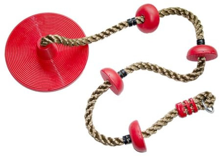 VICASKY Boys and Girls Swing Toy Climbing Swing Large Round Disk for Indoor Outdoor Recreation for Girl Boy