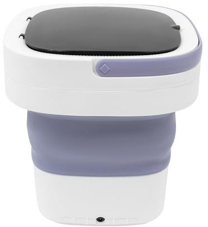 Mini lavatrice portatile da campeggio, piccola lavatrice da viaggio, pieghevole, per singolo, con funzione di centrifuga, 12 l