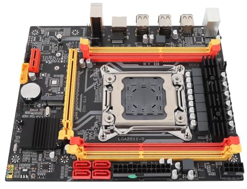 Placa Base de la Computadora de 2 Canales, 4 DDR3 RAM Slot M.2 Interfaz 240mAh Battery Gaming Plotboard, USB 3.0, LGA2011-0 Socket para E5 V1 V2 V3 V4 Core I7 Processors