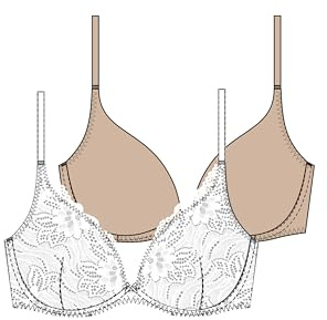 DORINA Angie-2pp-plunge Push Up Bra Femme