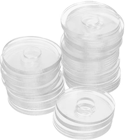 CANIGHT 50 Juntas Transparentes De Sellado, Accesorio Para El Hogar, Juntas Planas, Arandelas De Repuesto Para Tornillos, Arandelas De Vinilo Para Manija De Ducha, Arandelas Pequeñas,