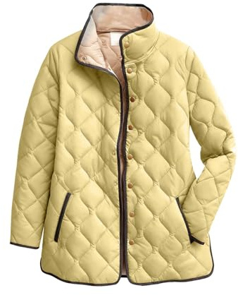 Genérico winter jacket women Abrigos De Invierno Para Mujer Parka Con Cremallera De Piel Sintética Cálido Larga Plumifero Cortavientos Con Bolsillos Plumiferos cazadora mujer invierno