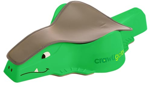 CRAWLIGATOR Tummy Time Mobility Toy for Infants 4-12 Months (Green)