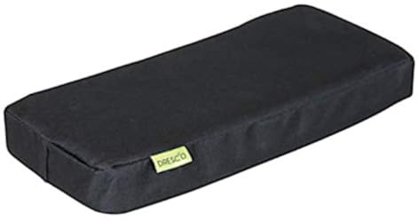 Dresco Unisex vuxen pakethållare kudde, svart, 32 x 15 x 5 cm