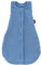 Träumeland Schlafsack LIEBMICH & Windel Blaubaer | Babyschlafsack ohne Ärmel | Kinderschlafsack 100% Baumwolle Jungen Mädchen | Leichter Sommerschlafsack atmungsaktiv | TOG 0,5