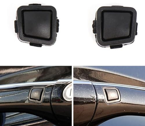 FACULX 2 coperture in gomma per maniglia della portiera Keyless Go, compatibili con per Mercedes-Benz W211 C209 W219 W251