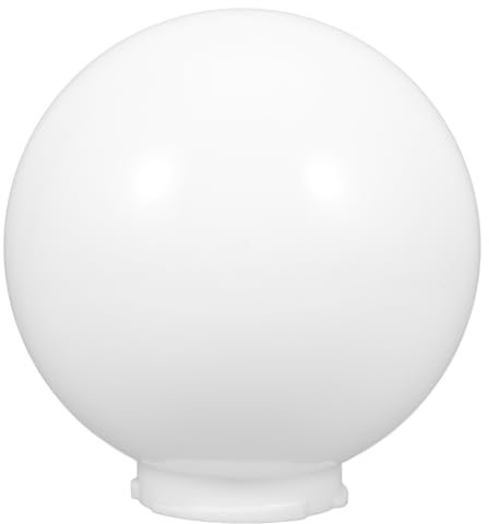 Zerodeko Acryl-Kugelleuchte Lampenpfosten -Lampenschirm Glaskugel Außenleuchte Lichtabdeckung Für Gartenleuchte Kronleuchter 200 Mm Durchmesser 95 Mm Öffnungsdurchmesser