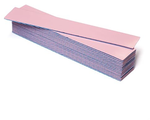 Aairhut 20 Stücke 120 x 20 x 1 mm Wärmeleitpad Thermal Pads, 15 W/m.K Leitfähiges Silikon Pad für M.2 SSD GPU Kühlkörper LED PS4 PS5 für Mehr bei Pink