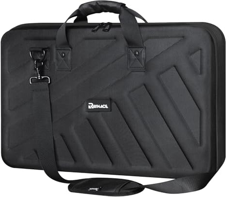 RAYMACE Lightweight Molded EVA Storage Case, DJ Controller Case