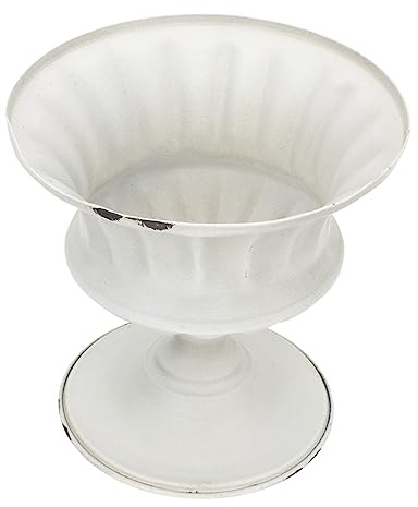 Toyvian Maceta Vintage para Decoración de Jardín y Contenedor para Plantas y Flores Diseño Retro para Interiores y Exteriores