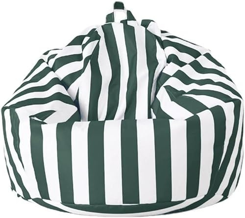 Sxbcya Floatig Bea Bag För Pool Utomhus Bea Bag Puff Cover Utan Fyllmedel Vattentät Puff Salo Beach Garde Stol Corer Seat Puf Sac, Dark Green, D100cm-cover-adults