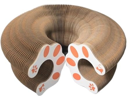 Planche à gratter pour Chat, Surfaces Robustes, 24x24x11cm, Tampon à gratter interactif, Jouet de Soin des Griffes, Design ludique, pour Petits et Moyens Animaux de Compagnie