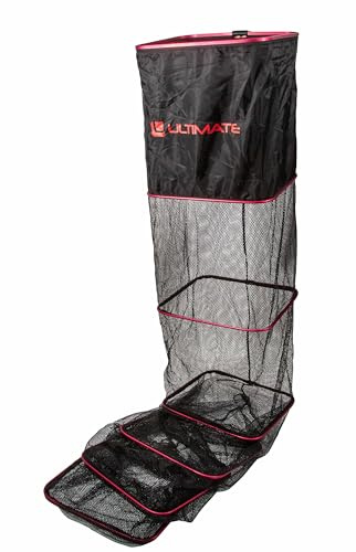 Ultimate Red De Captura Cuadrada Revestida De Goma (3m) - Rejoncillo De Pesca