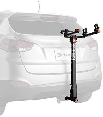 Allen Unisex-Erwachsene 1520RR Fahrradträger für Anhängerkupplung, Schwarz, 2-Bike