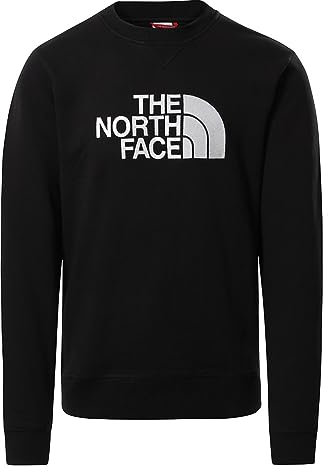 THE NORTH FACE NF0A4SVRKY4 M Drew Peak Crew Sweatshirt Herren Black-White Größe M
