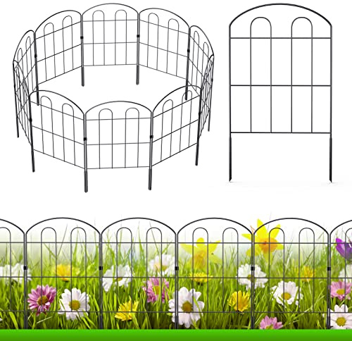 Decorative Garden Fence 24in x 30ft, Flower Bed Fencing Panels