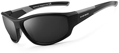 EYEFORE Polarised-Sunglasses-Mens-Womens Sports Sunglasses for Cycling Running Driving Fishing CAT 3