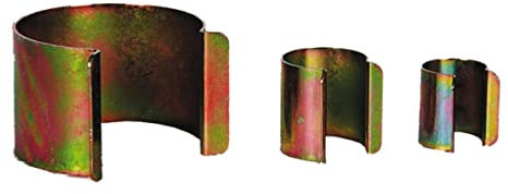 20 Stück Stahl-Gewächshausclips zum Befestigen der Abdeckplane (Metall, Ø 55 mm)